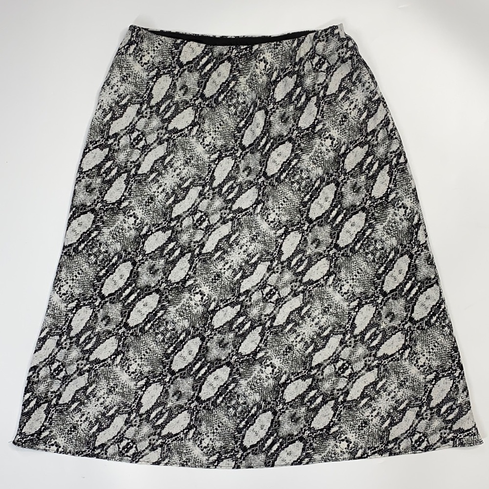 Socialite Stretch Pull On Snake Print Skirt Size Small